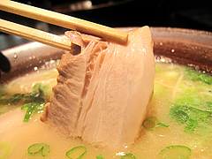 ランチ:ラーメンチャーシュー2枚@麺屋達・高木