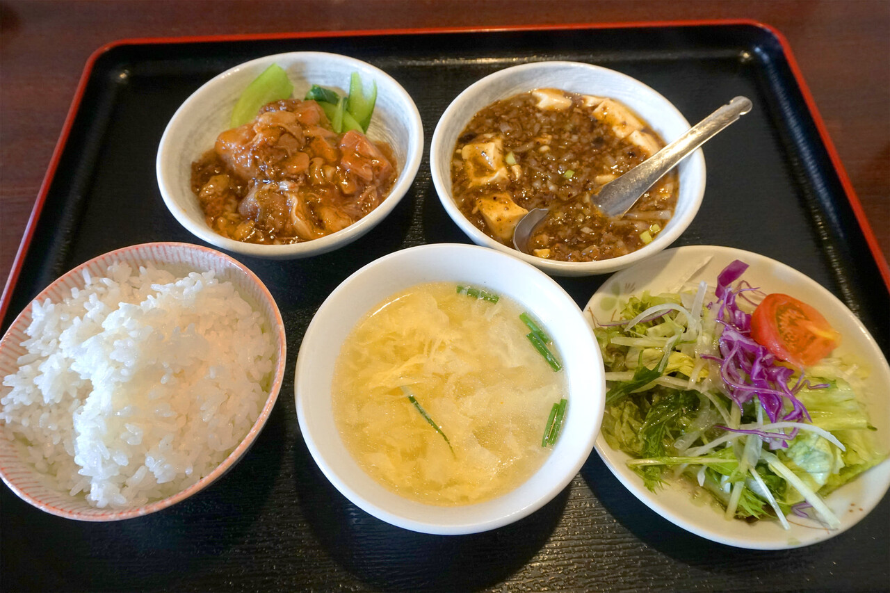 博多おんな節 福岡 メインとサイドが選べる中華定食ランチ 中華菜館 五丈原