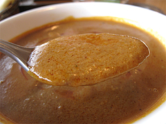 料理:チキンカレースープ@インドレストラン・タージ・大橋