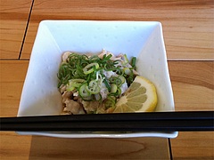 ランチ:鶏皮の酢のもの50円@カラフル食堂・那の川