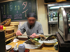 4店内:刺し盛り店長@海鮮居酒屋ふじけん・大名・天神・西通り