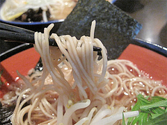 料理:醤油ラーメンの細麺@中華そば行徳家・野間