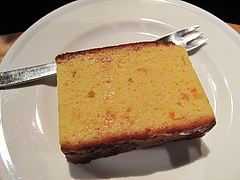 料理:フルーツケーキ?@夢空間はしまや・カフェ・倉敷