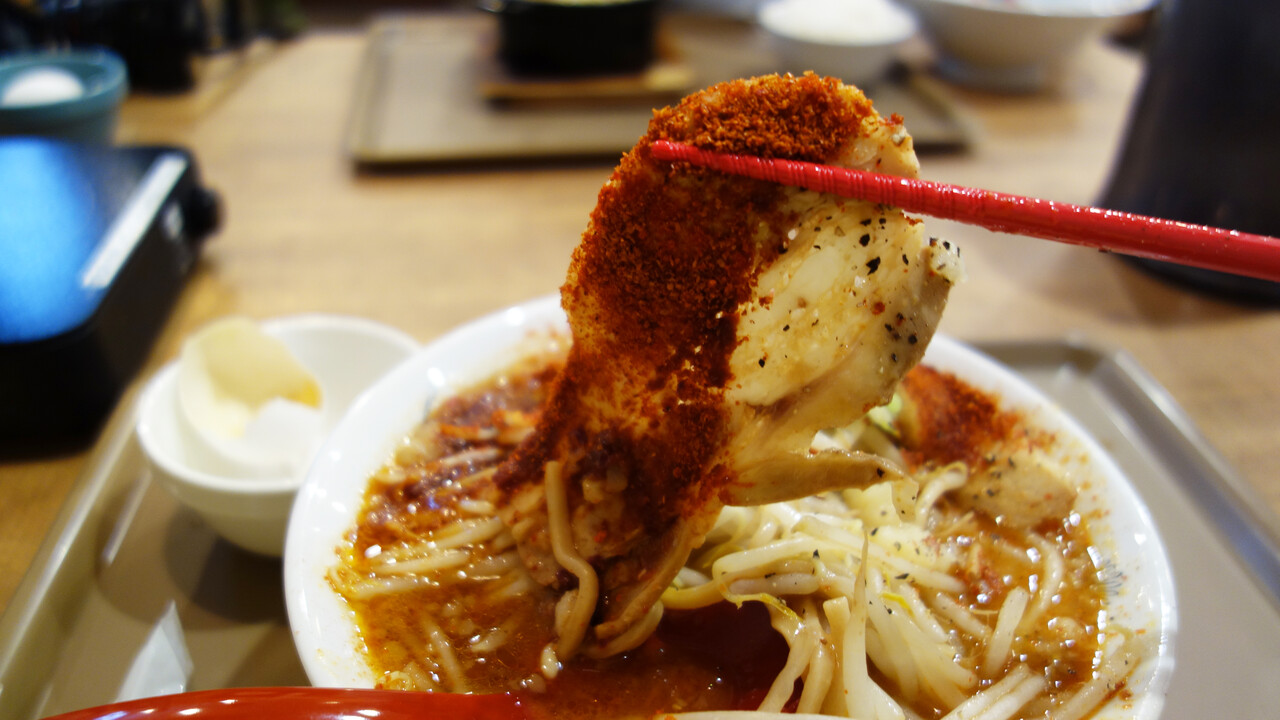 福岡】魚介豚骨濃厚つけ麺＆天神二郎レッド♪＠つけ麺・ラーメン・まぜ