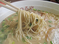 料理:ラーメン麺@ラーメンつる家・那珂川