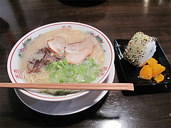9ランチ:ワンコインセット@博多屋台ラーメン・満麺屋・北天神