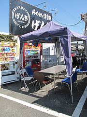 外観:オープンカフェ@らーめんず倶楽部元気・花畑