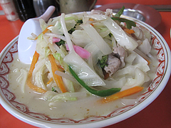9ランチ:チャンポン600円@中華料理・龍園・薬院
