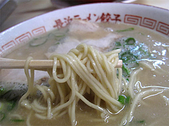 料理:ラーメン麺@長浜ラーメン・長浜御殿・長尾店