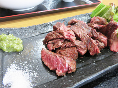 7牛赤身のBBQ定食肉