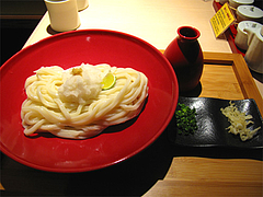 料理:おろしぶっかけ550円(ランチ大盛り無料)@うどん麦の穂・中州