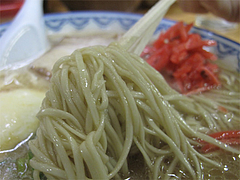 料理:ラーメン麺@赤のれん節ちゃんラーメン住吉店