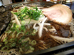 ランチ:呼び戻しブラックアップ@@久留米大砲ラーメン・天神今泉店