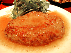 料理:手作りハンバーグ@居酒屋・からつ庵・奈良屋町