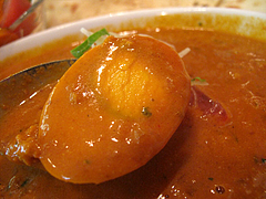 ランチ:キーマカレーの玉子@本場インド料理の店D.カジャナ・大手門店