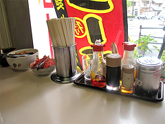 店内:カウンター席@名代ラーメン亭・長浜