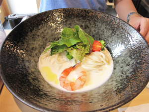9ビシソワーズうどん(冷)800円@茶ぶ釜