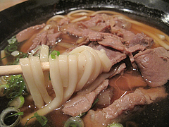 7ランチ:元祖まぐろ肉うどん麺@海部のうどん・長浜・市場会館