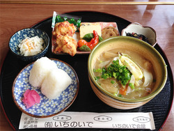 26だご汁定食@いちのいで会館・観海寺温泉
