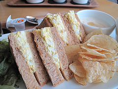 料理:サンドイッチアップ@カフェ・オットー・リバレイン博多