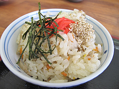 ランチ:鶏ごぼう飯@ちょんまげ侍・博多川端商店街