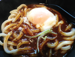 4カレーうどん290円卵100円@一優亭