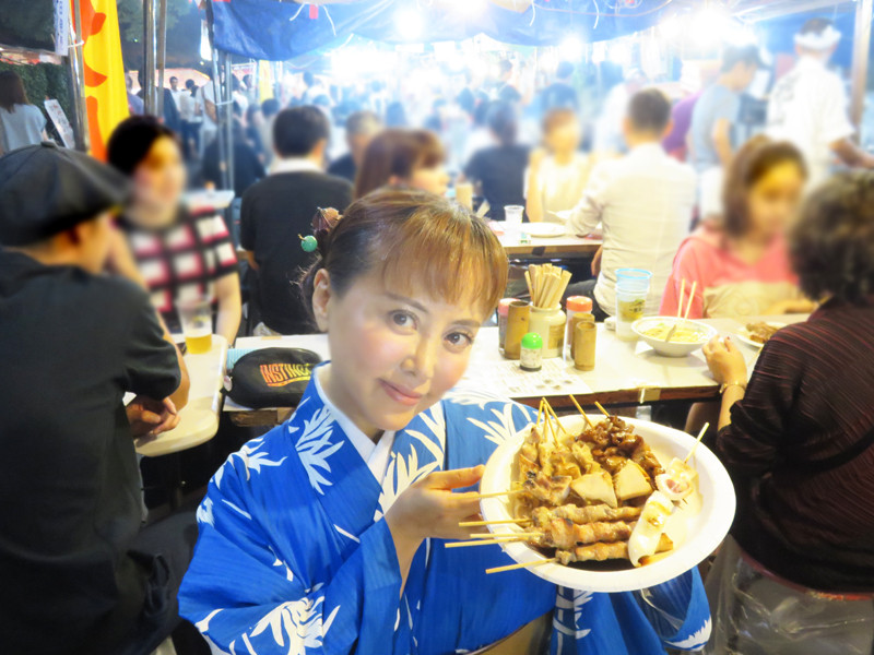 博多おんな節 福岡 屋台花山のラーメン 焼鳥 筥崎宮 放生会18