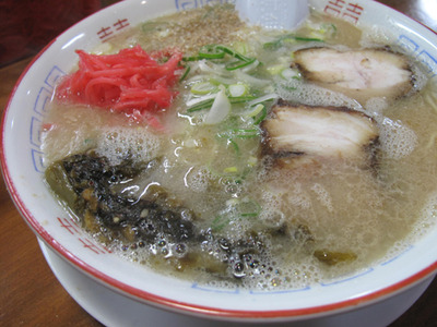 10辛子高菜ラーメン