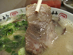 ランチ:ラーメンチャーシュー@博多本格豚骨ラーメン竹林・大橋店