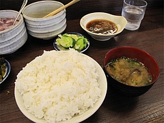 料理:ごはんの大と味噌汁@だるまの天ぷら定食・吉塚本店
