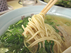 料理:ラーメン麺@福一ラーメン・皿山