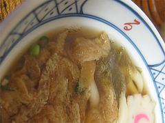 料理:油揚げ@はるやうどん・小倉