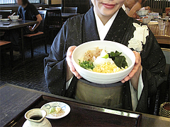 料理:ぶっかけうどん(冷)450円@麺処かわべ・博多駅南