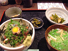 ごまさば丼定食700円@海の味有福