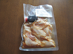 料理:冷凍のチキンバー@肉のたまや・薬院