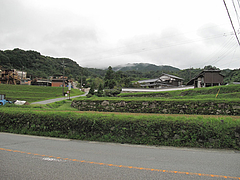 外観:店の向かいの景色@うどん王子・筑紫郡那珂川町
