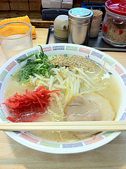 ランチ:お色直し・もやしラーメン390円@博多ラーメン・はかた・堅粕店