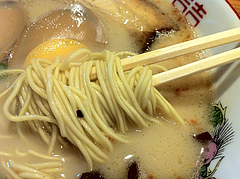 ランチ:煮卵ラーメン麺@らあめん坊主・長浜