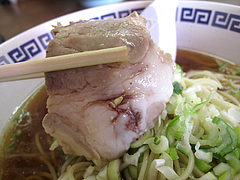 料理:ラーメンチャーシュー@中華料理・福楽軒・清川