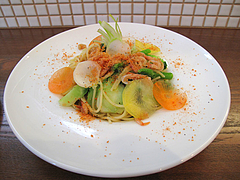 18ランチ:春野菜と桜海老のパスタ@食堂シェモア・フレンチ・イタリアン・洋食