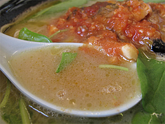 ランチ:とまとんこつスープ@ラーメン・かなで食堂・春日