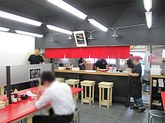 店内:カウンター席@長浜大将・長浜ラーメン街