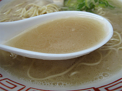 料理:ラーメンのスープ@長浜大将・長浜ラーメン街