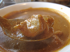 料理:チキンカレーチキン@インドレストラン・タージ・大橋