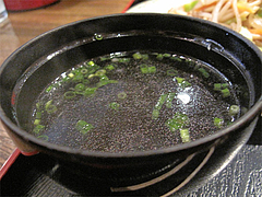 15ランチ:ワカメスープ@大連屋台料理Lee(李・リー)