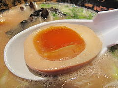 ランチ:自家製半熟煮玉子100円@一心不乱・大名本店・天神西通り