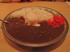 9ランチ:濃厚牛スジ煮込みカレーライス@照・TERRA(てら)・渡辺通店