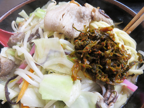 11すじ煮込みチャンポン高菜