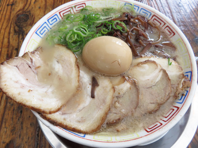 5チャーシューめん820円+煮玉子100円