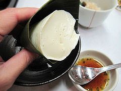6宴会:温製笹豆腐@観山荘別館・小倉・料亭